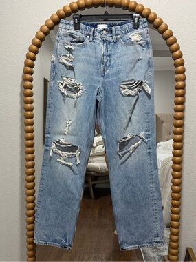 Good American 90’s Relaxed Distressed Women's Jeans